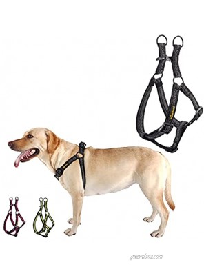 xipebros Dog Harness  No Pull Dog Harness with Reflective Adjustable,Stops Pets from Pulling and Choking On Walks,Dog Harness for Large Dogs Black L